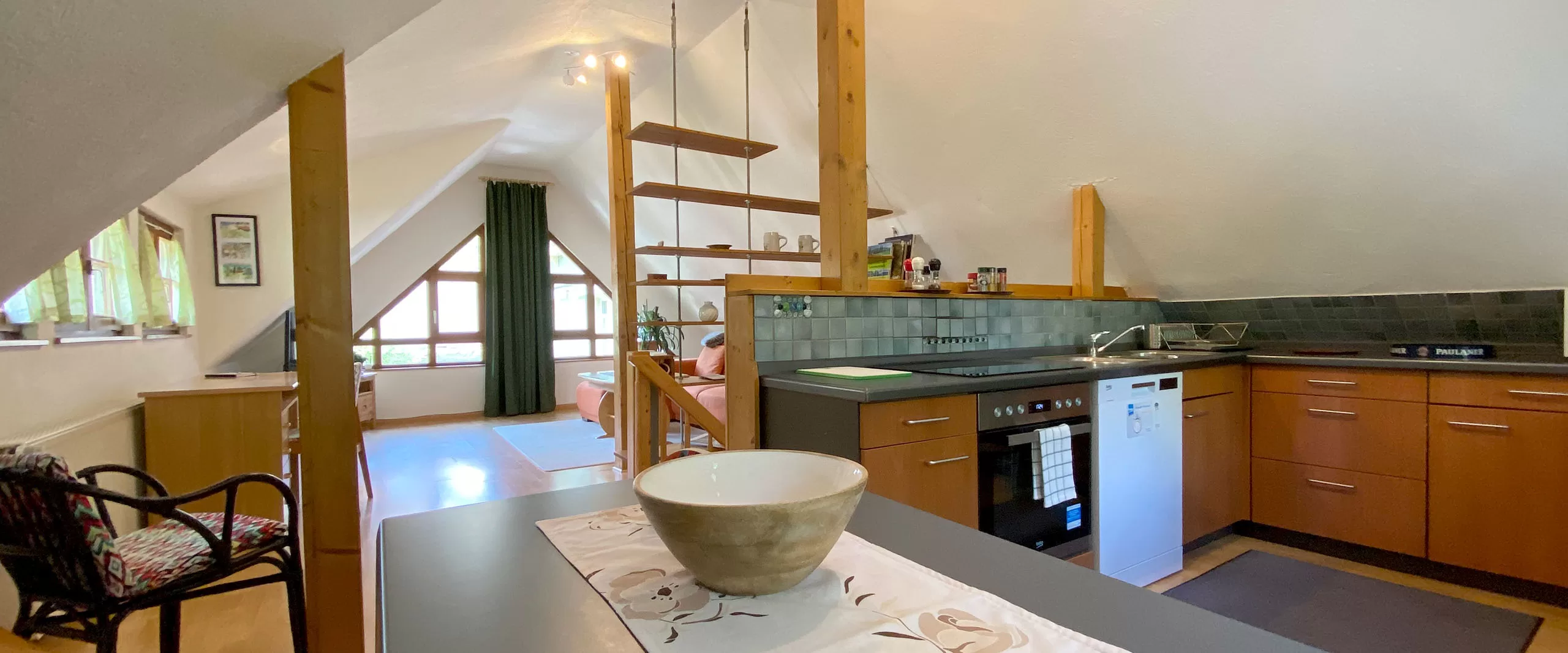 Haus-Iris-offene Küche